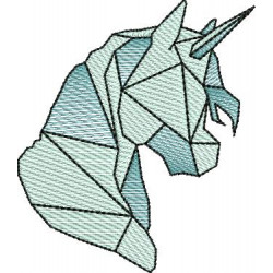 Stickdatei - Geo Einhorn